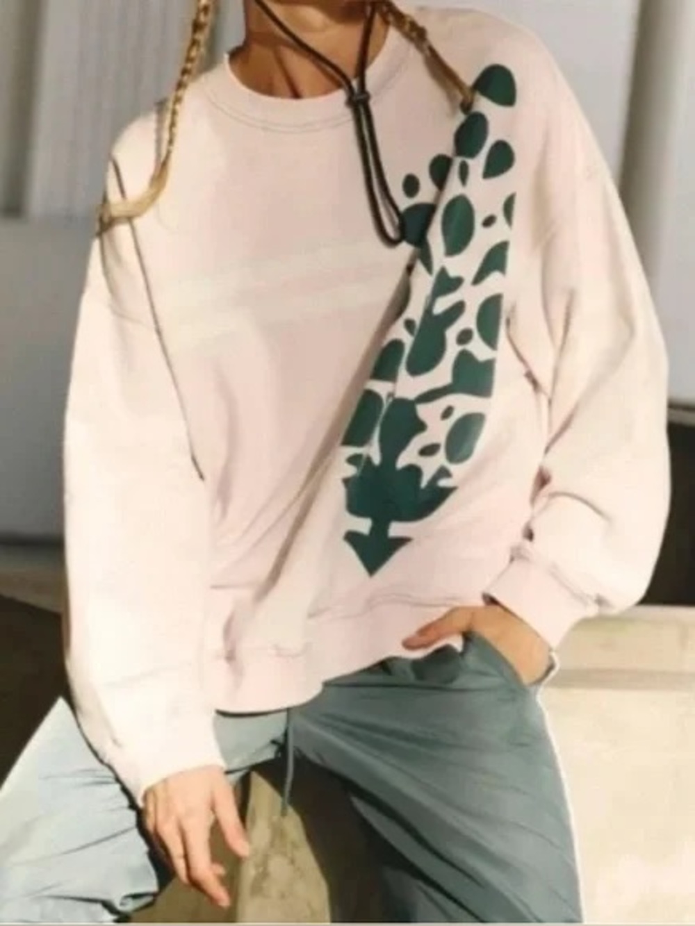 Free people movement Allstar Buti pullover oversized sweatshirt XS - Picture 2 of 9